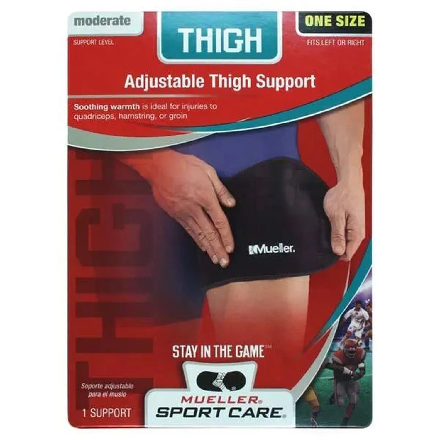 Mueller Thigh Support BlackTienda Tennis