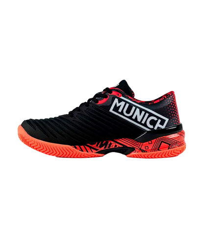 Padel Shoes Munich Padx 55 Negro/Rojo 2025