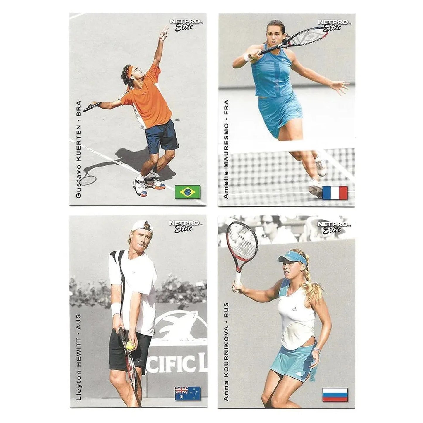 NETPRO Elite Event Edition Tennis Collector Card SetTienda Tennis