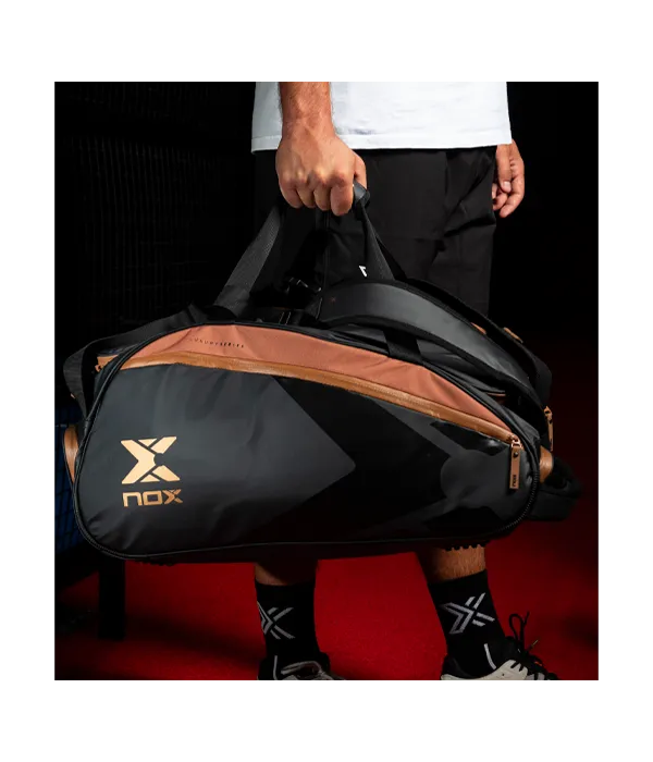 Padel Bag  NOX Luxury Open Series Negro/Marrón