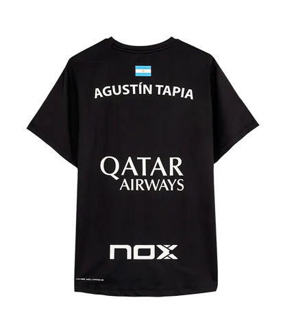 Camiseta NOX Negra Agustín Tapia