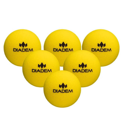 Official Quiet Pickleball 6 Pack YellowTienda Tennis
