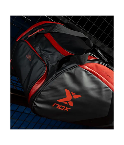 Padel Bag  NOX Luxury Open Series Negro/Rojo