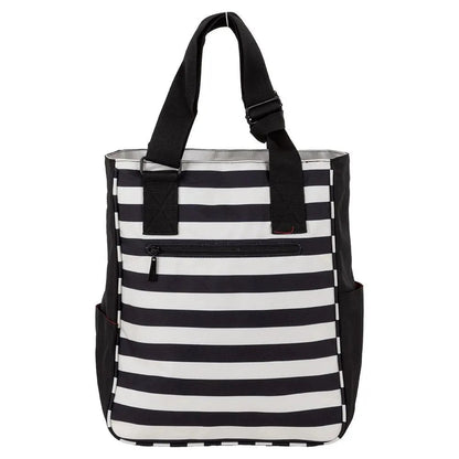 Original Tennis Tote Stripes Black and CoconutTienda Tennis