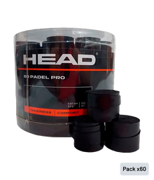 Tambor Overgrips HEAD Padel Pro Negro (x60)