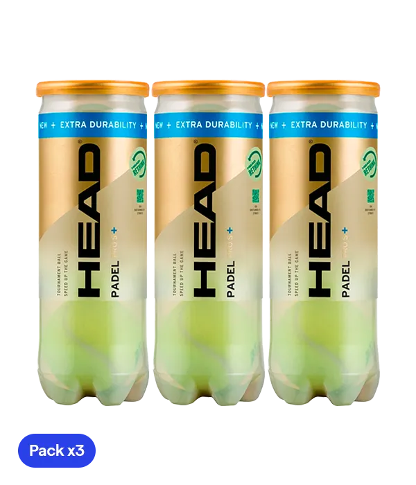 Balls  HEAD Padel Pro S + (pack x3)