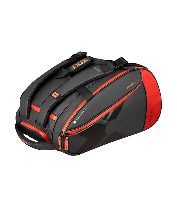 Padel Bag  NOX Luxury Open Series Negro/Rojo