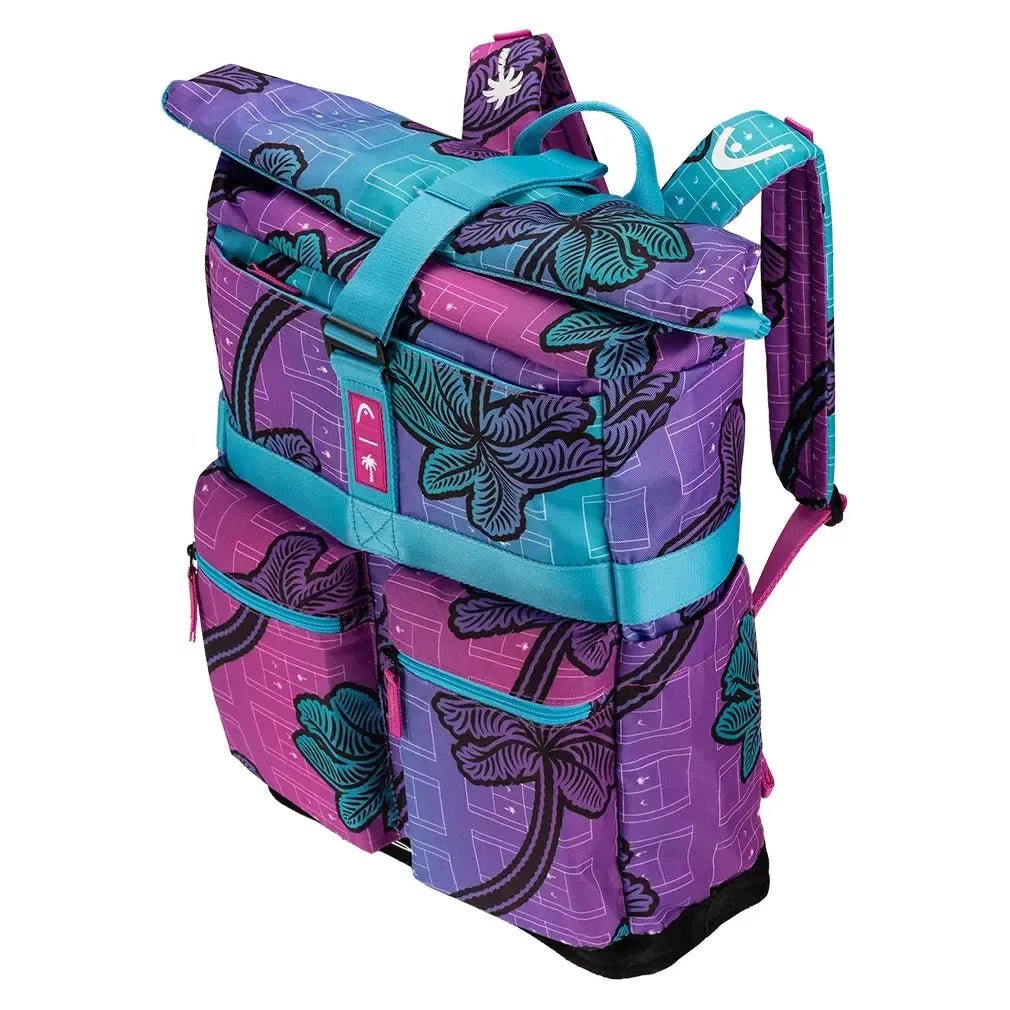 Palm Tree Crew Tour Tennis Backpack 30L Purple and BlueTienda Tennis