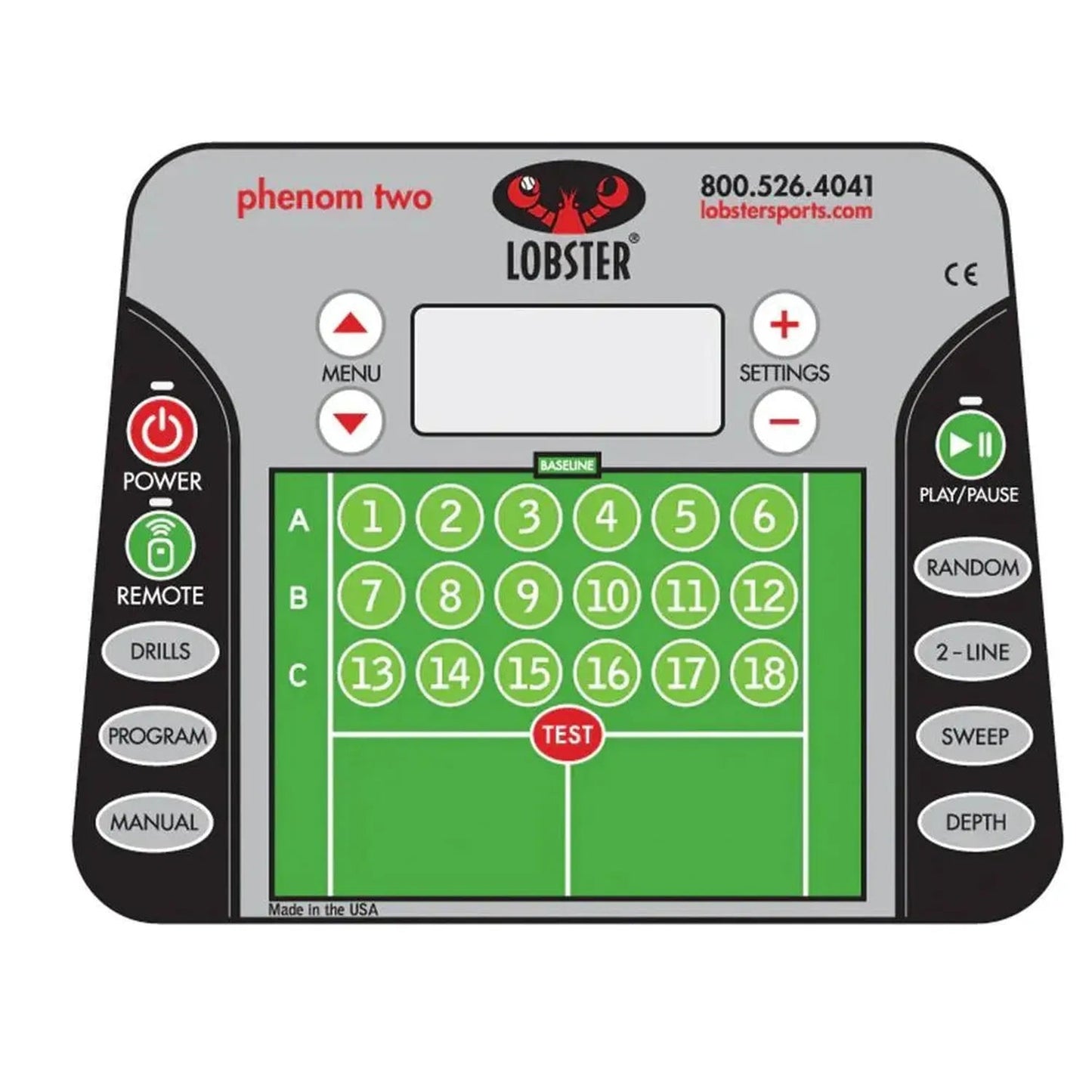 Phenom with 20 - Function Remote Control Ball MachineTienda Tennis