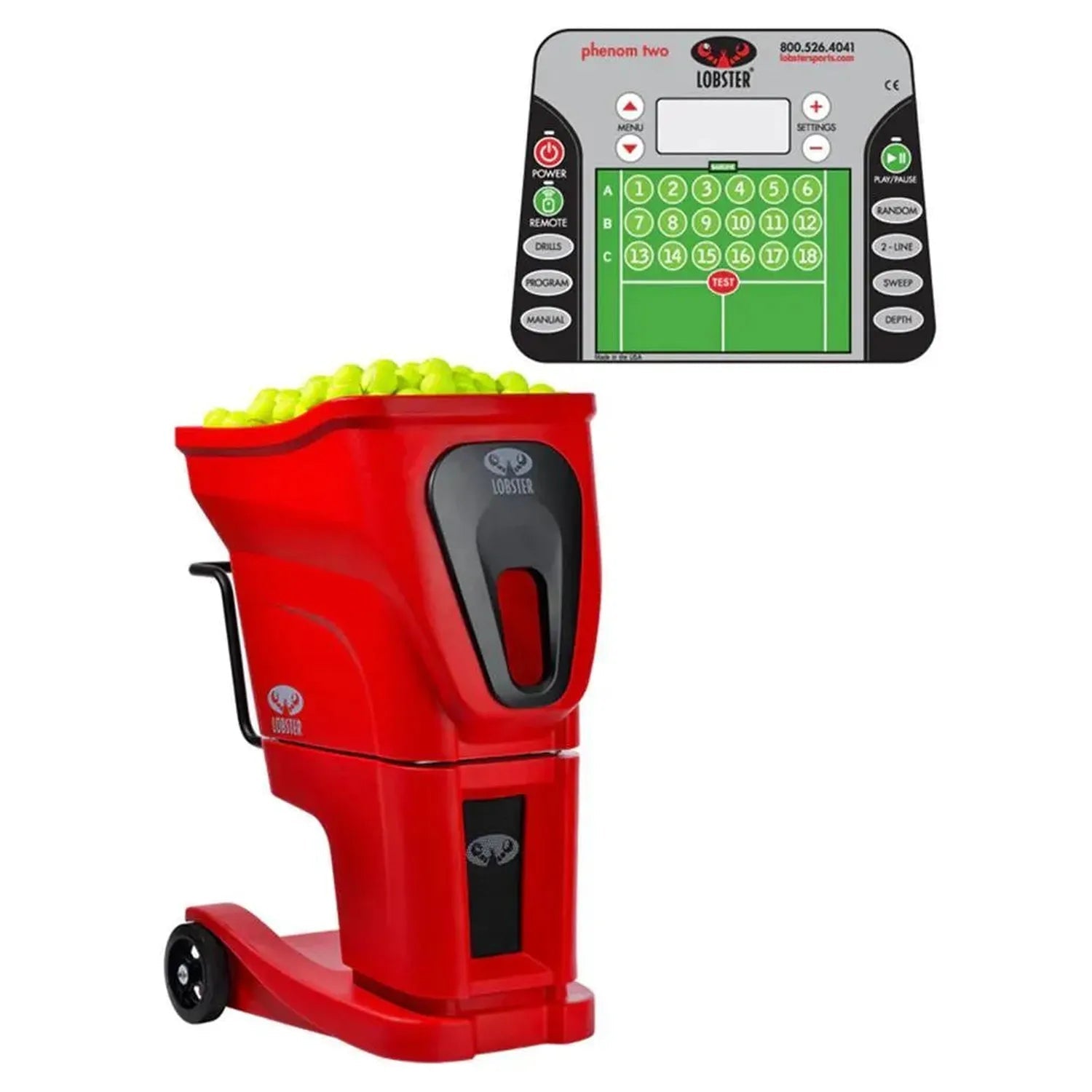 Phenom with 20 - Function Remote Control Ball MachineTienda Tennis