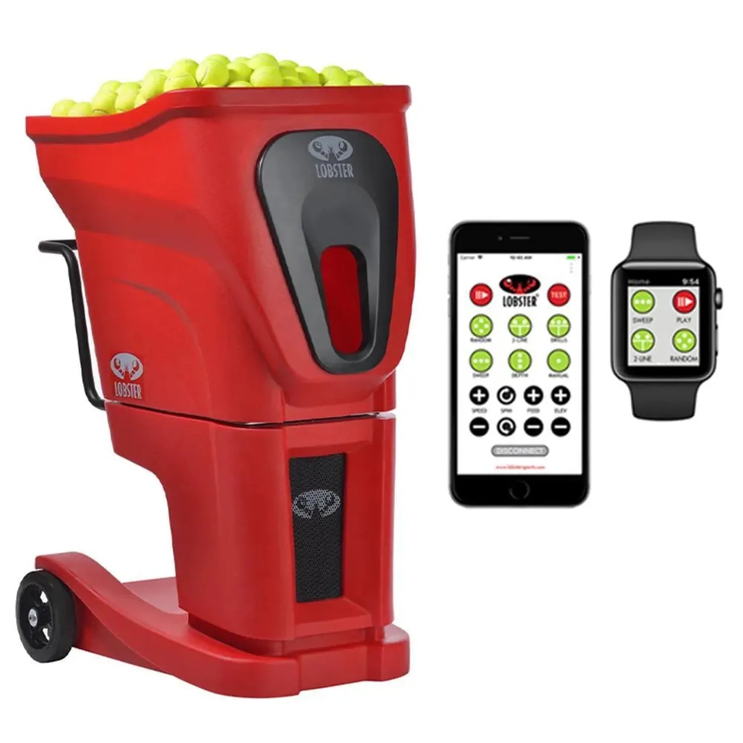 PHENOM with 20 - Function Wi - Fi Remote Control for Apple Ball MachineTienda Tennis