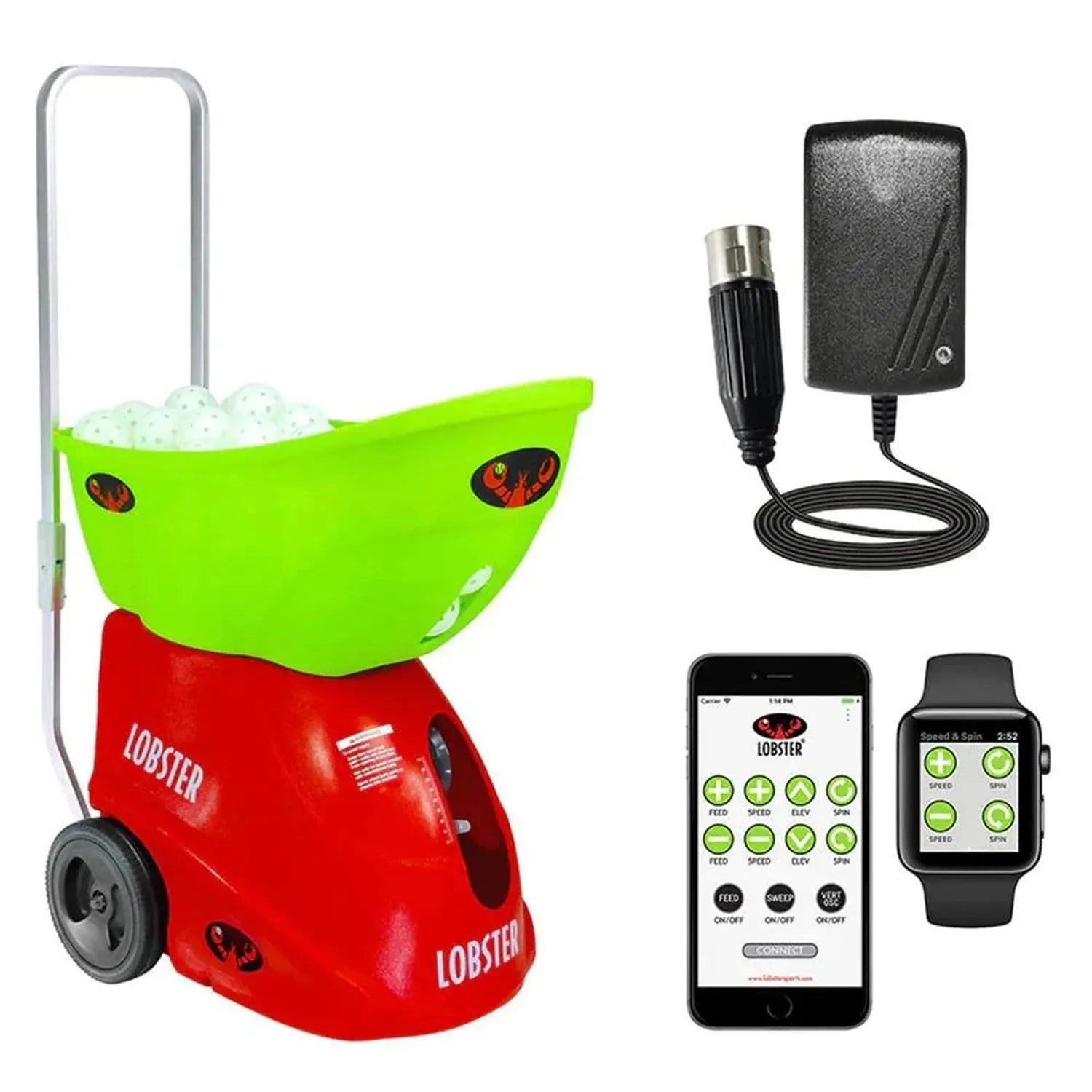 Pickle Two with 10 - Function Wi - Fi Remote Control for Apple Ball MachineTienda Tennis