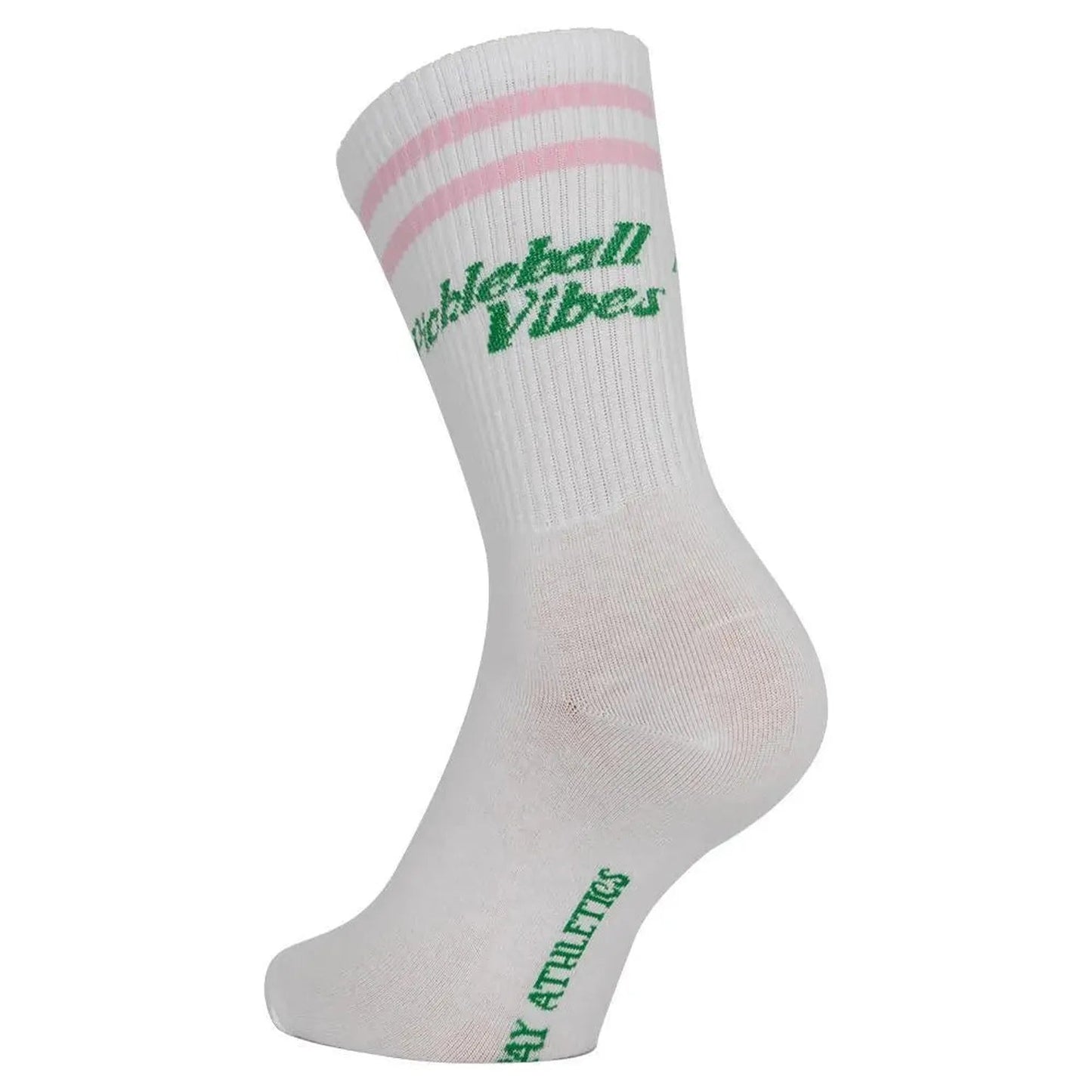 Pickleball Vibes Socks Pink and GreenTienda Tennis