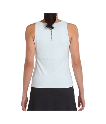 Camiseta Tirantes Bullpadel Porru Blanco