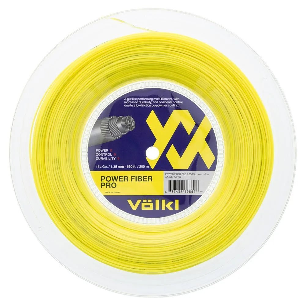 Power Fiber Pro 15L Tennis String Reel Neon YellowTienda Tennis