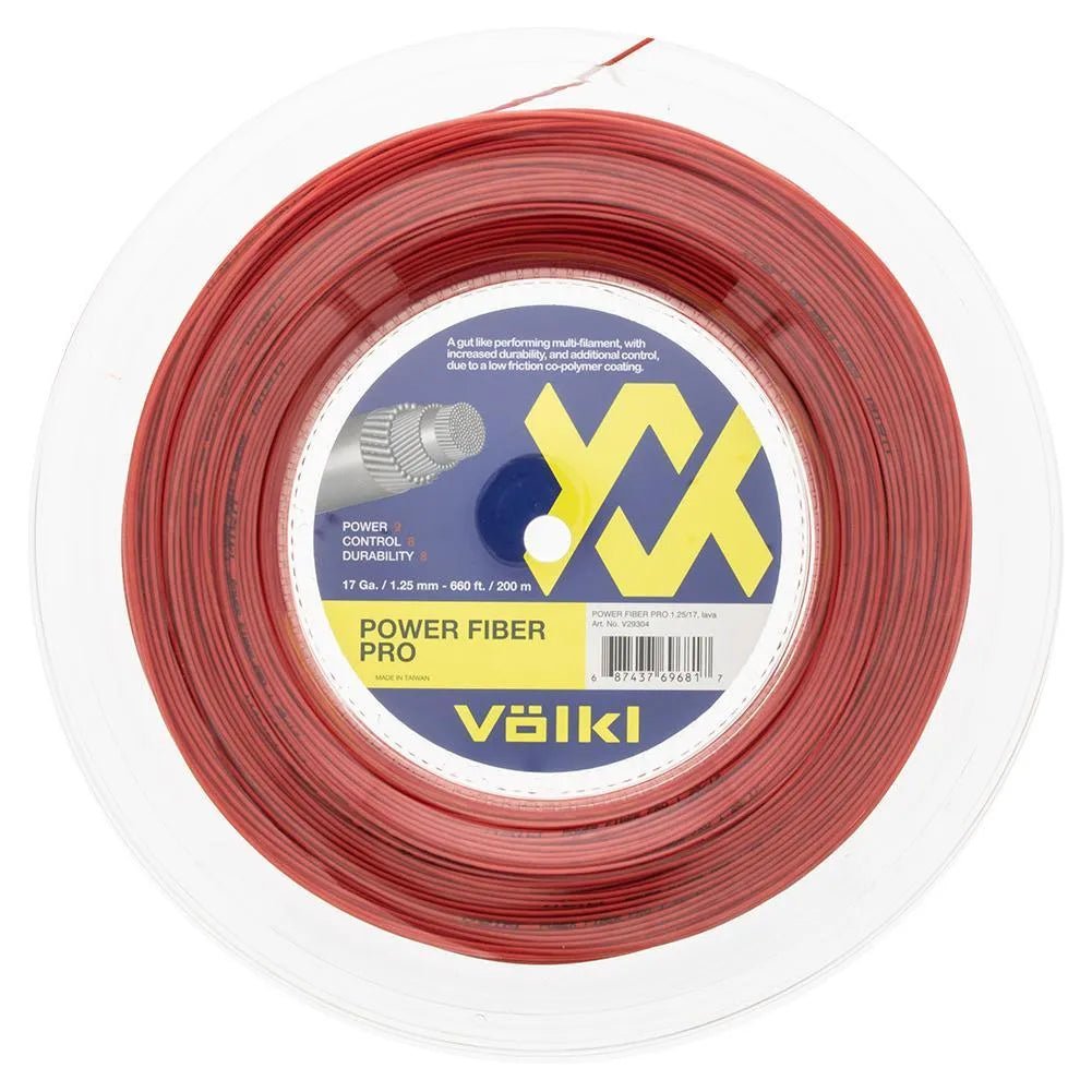 Power Fiber Pro Lava Tennis String ReelTienda Tennis