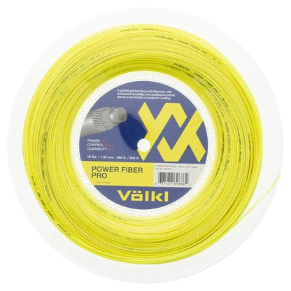 Power Fiber Pro Neon Yellow Tennis String ReelTienda Tennis