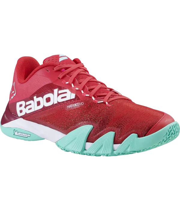 Padel Shoes Babolat Jet Premura Red/Electric Green Juan Lebrón