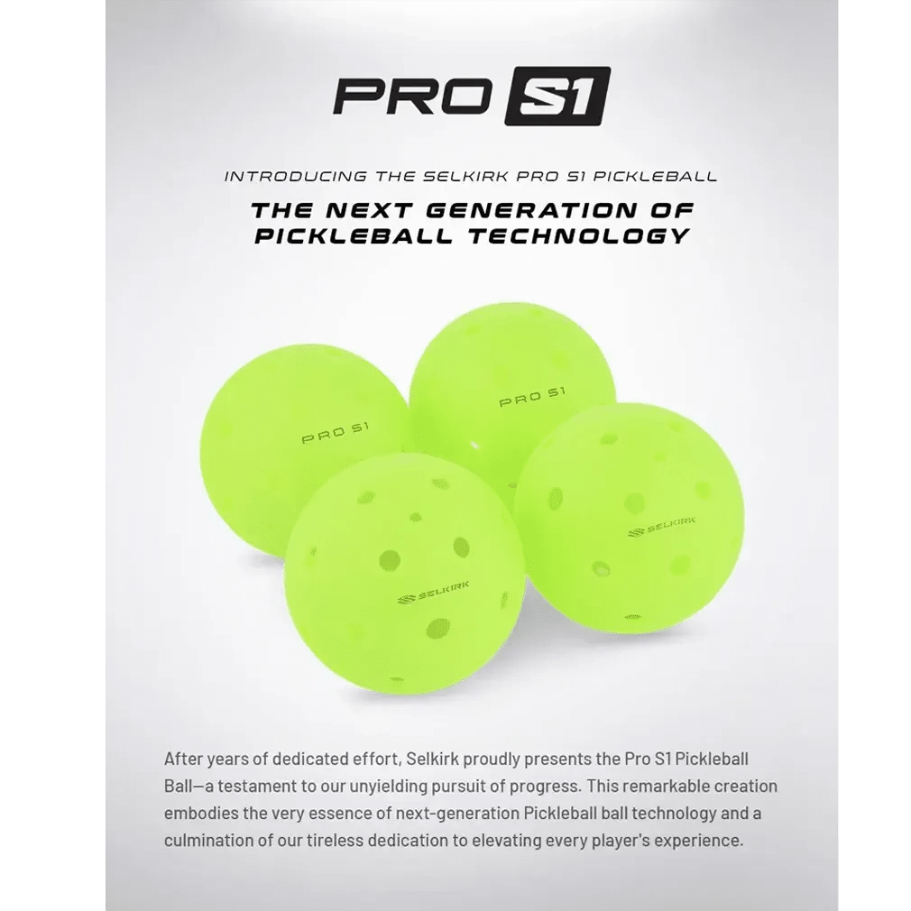 Pro S1 Pickleballs 4 - PackTienda Tennis