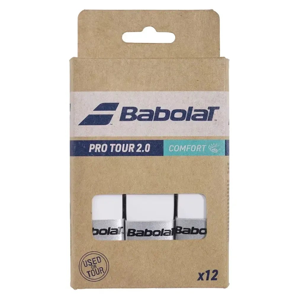 Pro Tour 2.0 X12 Tennis Overgrips WhiteTienda Tennis