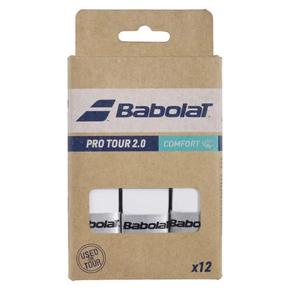 Pro Tour 2.0 X12 Tennis Overgrips WhiteTienda Tennis
