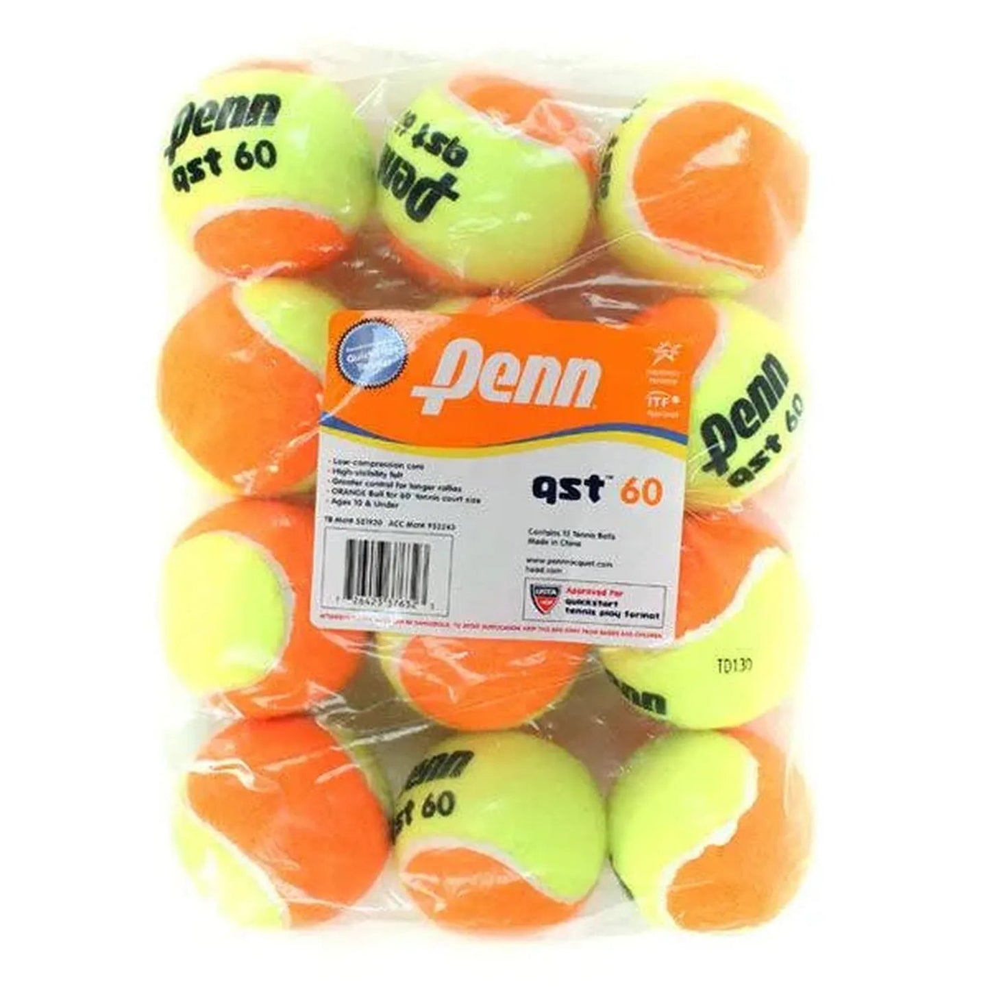 Qst 60 Low Compression 12 Tennis Ball PackTienda Tennis
