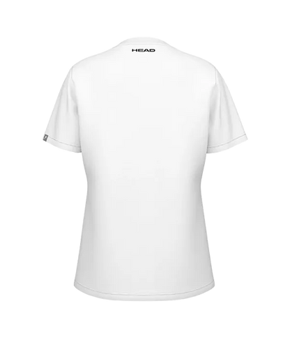 Camiseta Head Rainbow Mujer White 2025