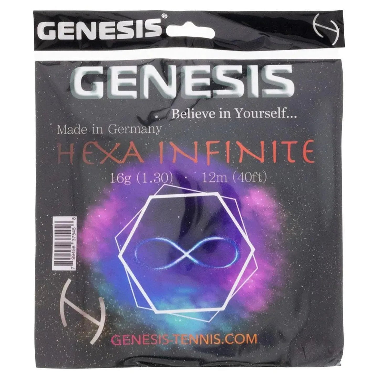 Red - Hexa Infinite 1.30 Red Tennis StringTienda Tennis