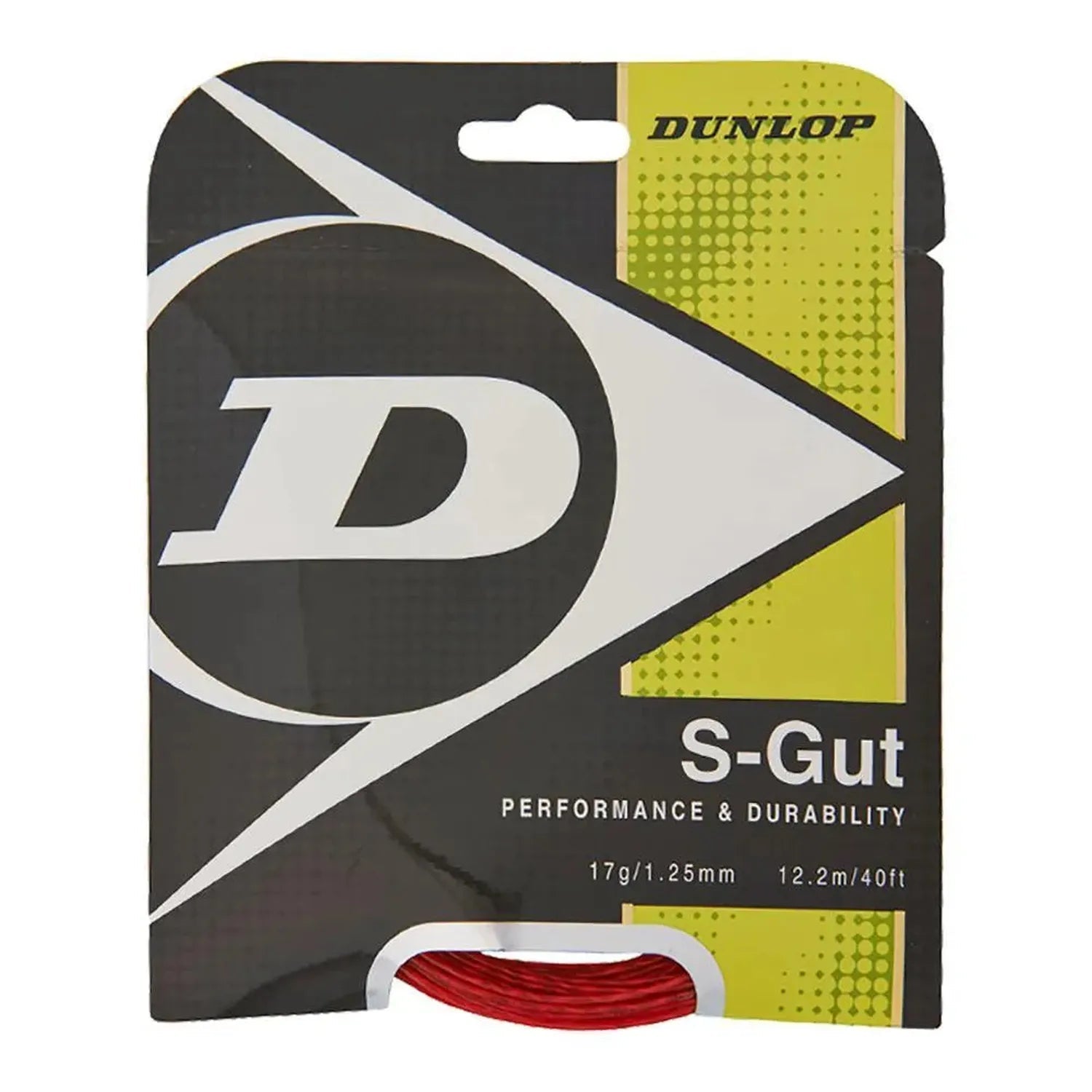 Red - S - Gut 17G Red Tennis StringTienda Tennis
