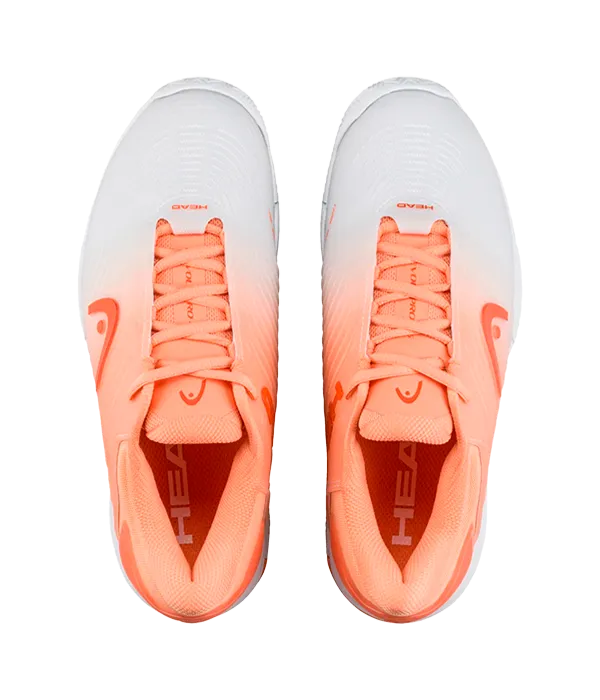 Padel Shoes HEAD Revolt Pro 4.5 Clay Mujer Coral/White 2025