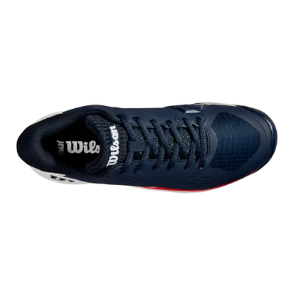 Padel Shoes Wilson Rush Pro Ace Navy Blazer/White/Wilson Red 2025