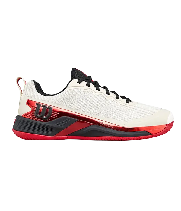Padel Shoes Wilson Rush Pro 4.5 USO Tofu/Infrared/Black 2025