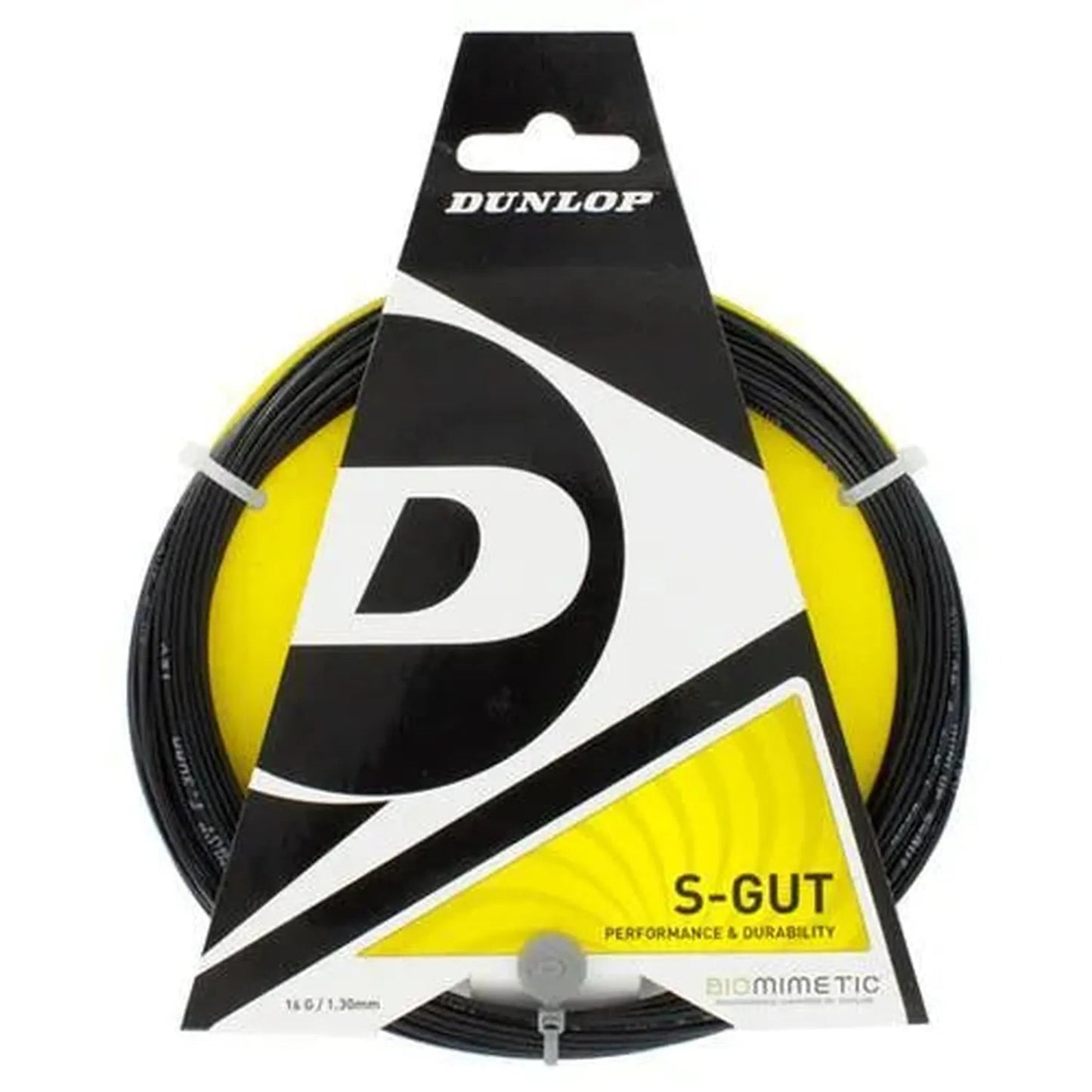 S - Gut 16G Black Tennis StringTienda Tennis