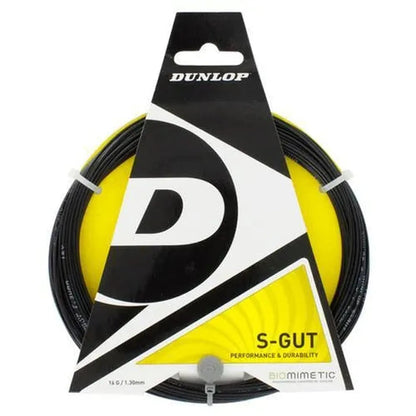 S - Gut 16G Black Tennis StringTienda Tennis