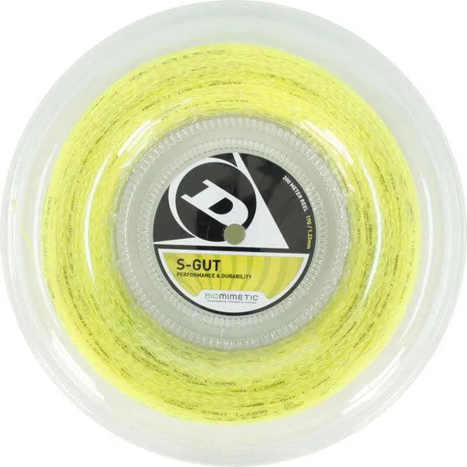 S - Gut 17G Yellow Tennis String ReelTienda Tennis