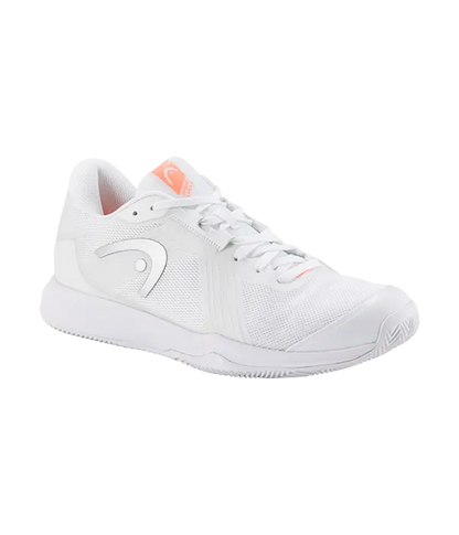 Padel Shoes HEAD Sprint Team 4.0 Clay Mujer White/Coral 2025