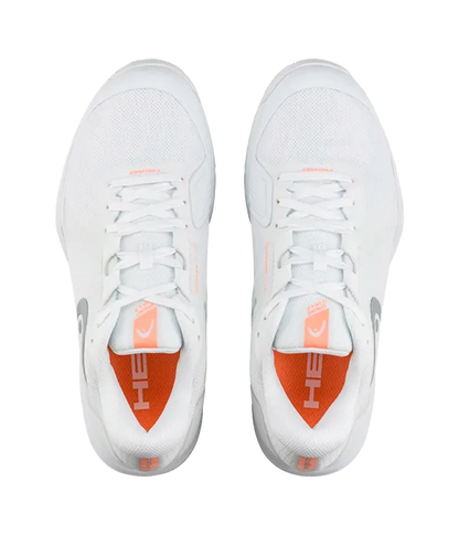 Padel Shoes HEAD Sprint Team 4.0 Clay Mujer White/Coral 2025