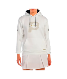 Sudadera Bullpadel Aerea Mujer White 2025 Premier Padel