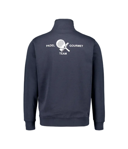 Sudadera Padel Team Gourmet algodón azul marino