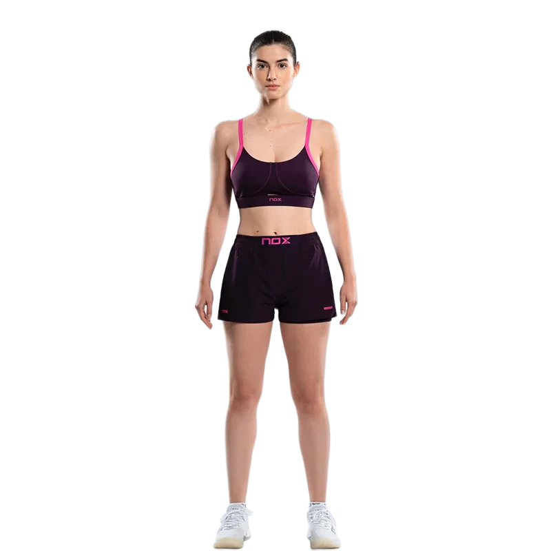 Sujetador Deportivo NOX Pro Deep Purple