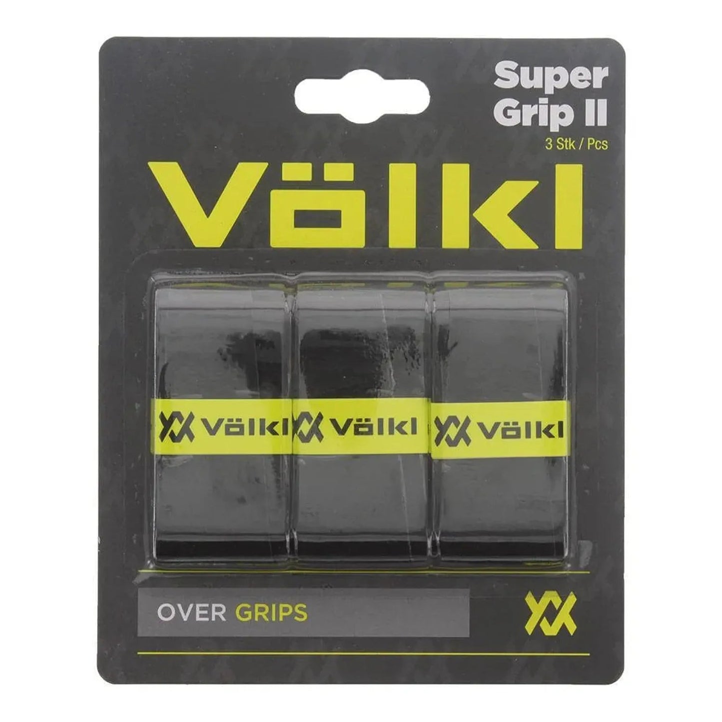 Super Grip II 3 Pack Tennis Overgrip BlackTienda Tennis
