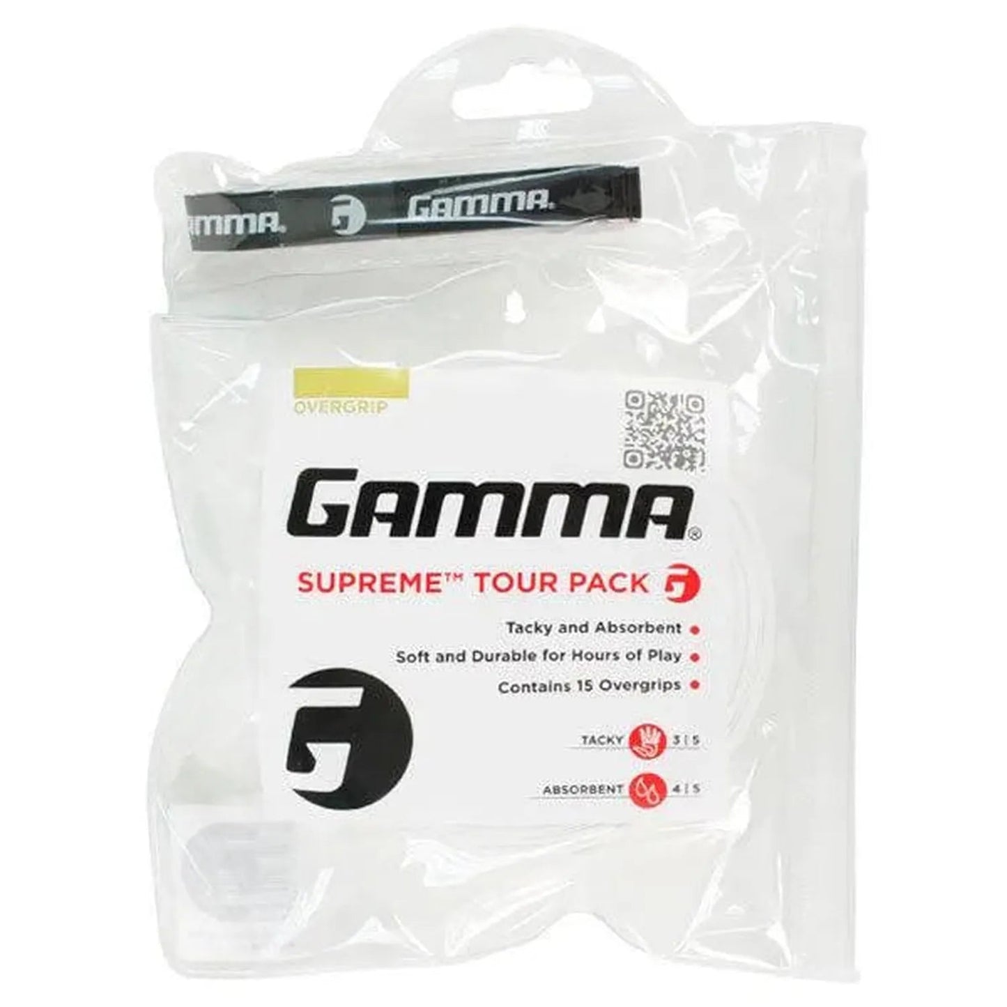 Supreme Tour Pack Overgrips 15 Pack WhiteTienda Tennis