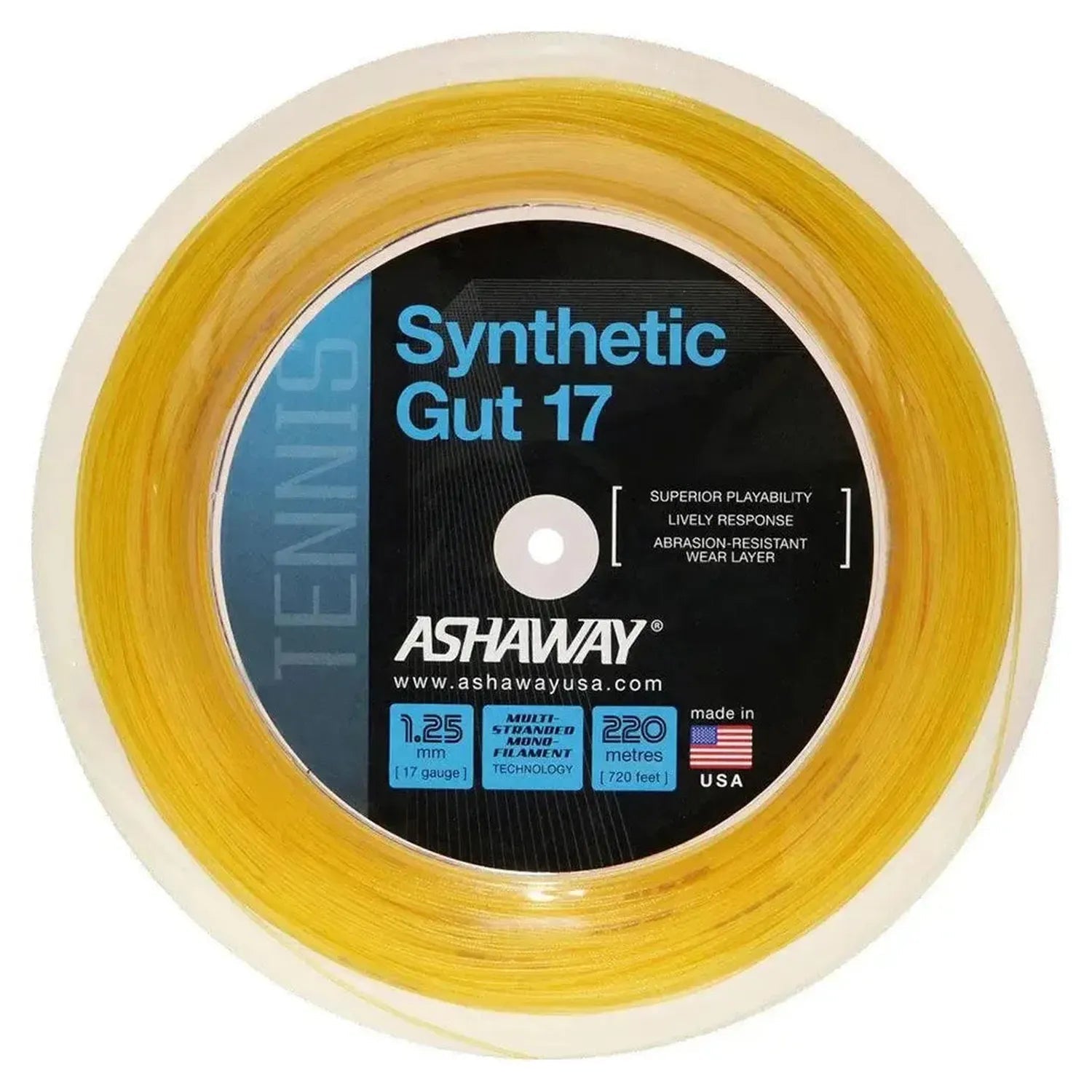 Synthetic Gut 17G 720 Foot Tennis String ReelTienda Tennis