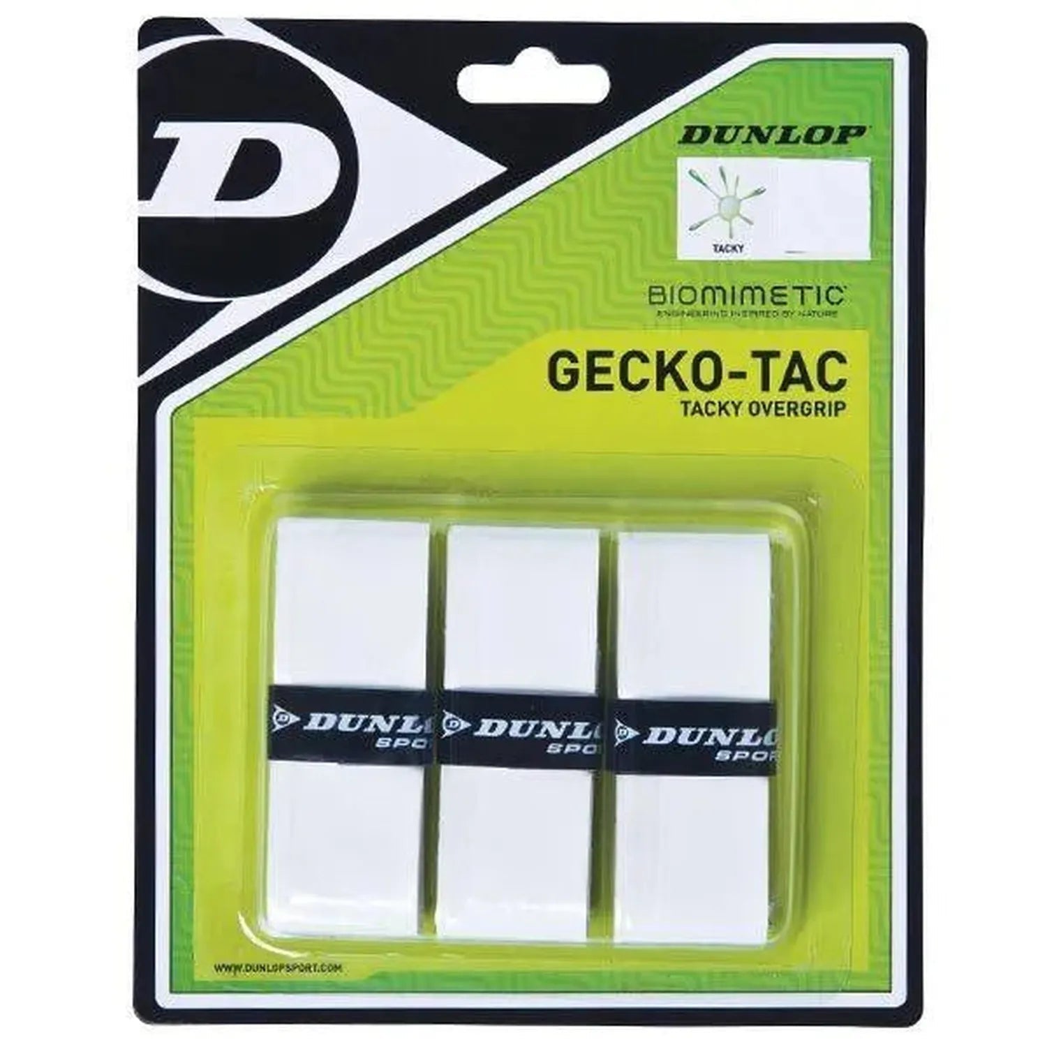 Tac 3 Pack White Tacky Tennis OvergripTienda Tennis