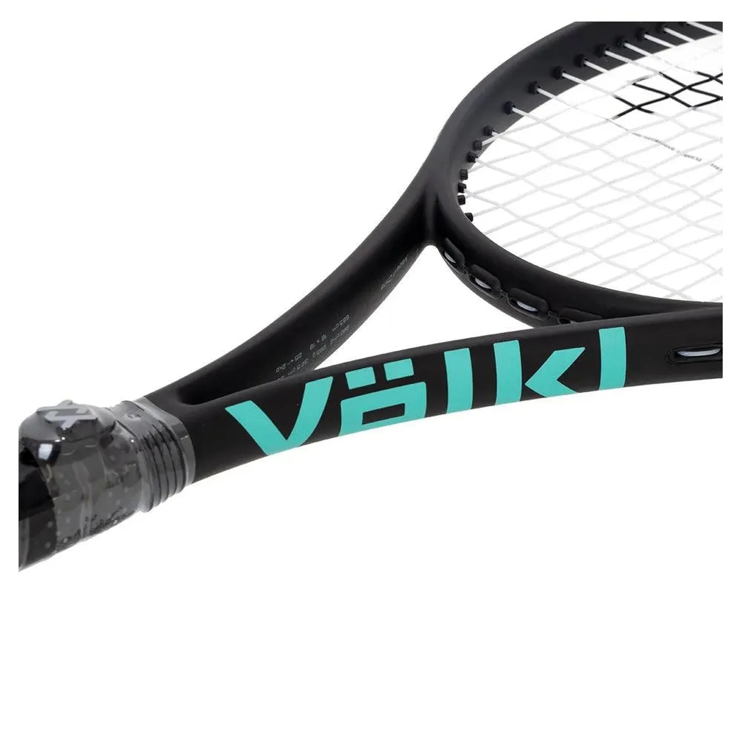 Team Speed Prestrung Tennis Racquet Black and TurquoiseTienda Tennis