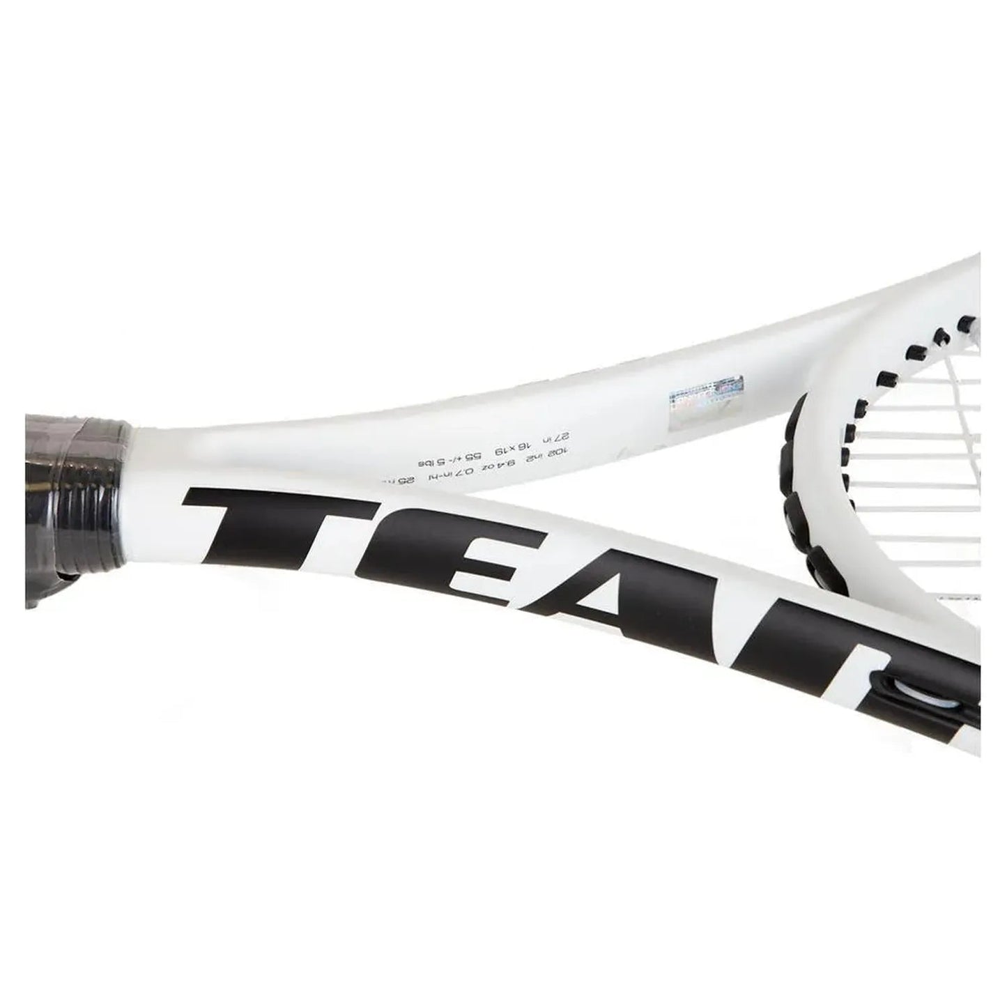 Team Speed Prestrung White and Black Tennis RacquetTienda Tennis