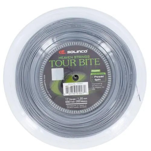Tour Bite 17G 1.20MM Reel Tennis String SilverTienda Tennis
