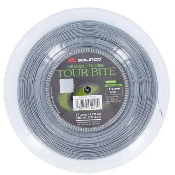 Tour Bite 17G 1.20MM Reel Tennis String SilverTienda Tennis