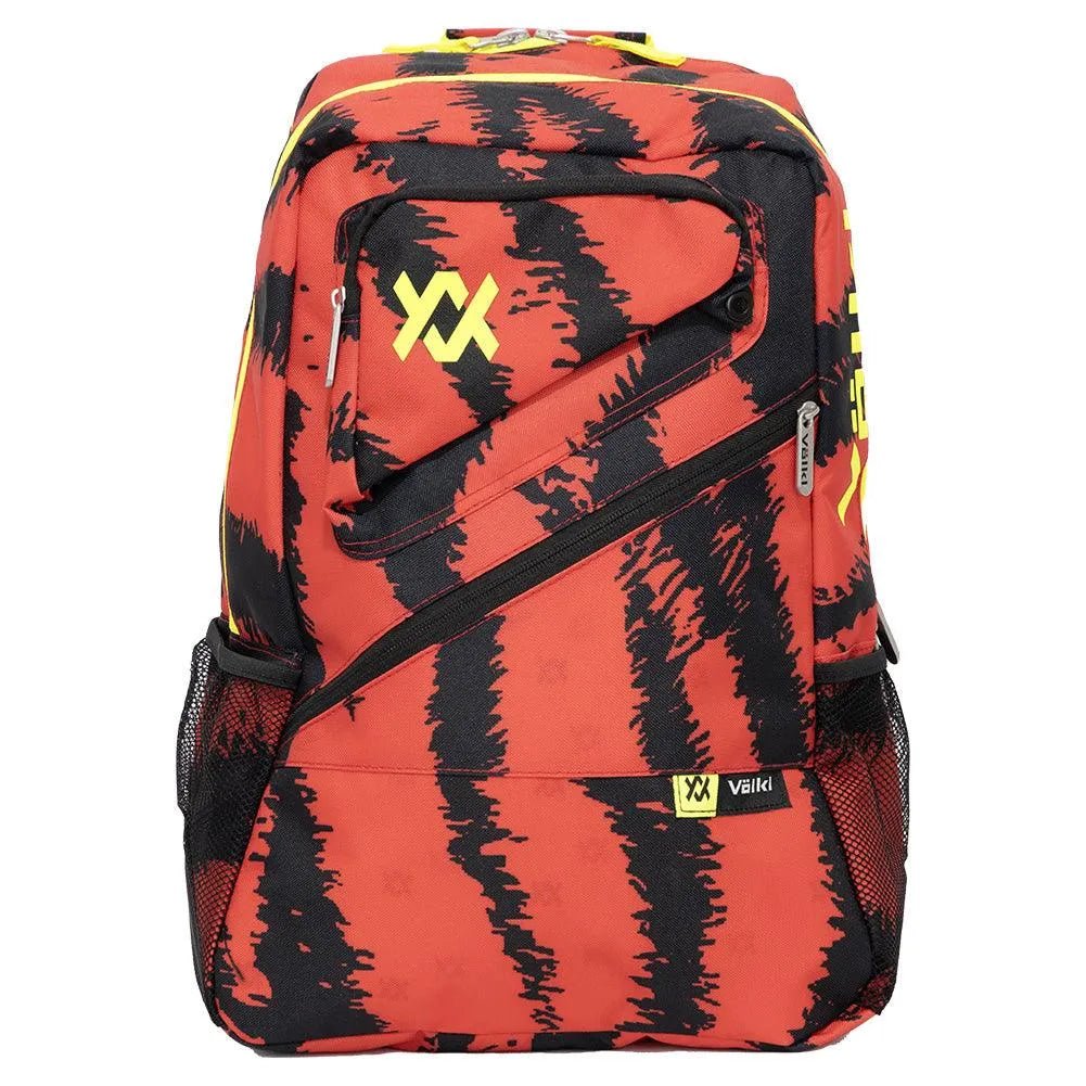 Tour Zebra Euro Tennis Backpack Lava Red and BlackTienda Tennis