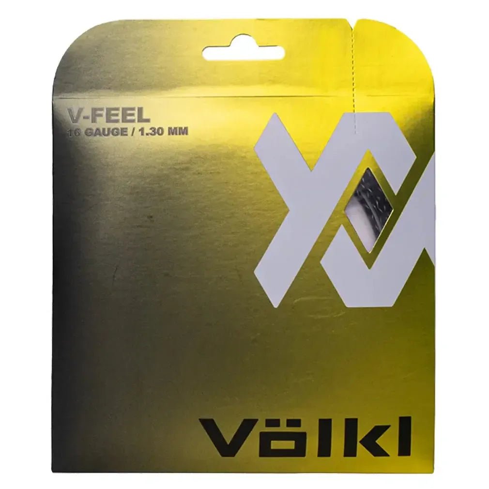 V - Feel Black Silver Spiral 16G Tennis StringTienda Tennis